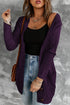 Front Pocket And Buttons Closure Cardigan